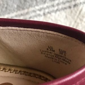 sam edelman lior loafer beet red